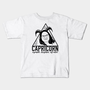 Capricorn Girl Kids T-Shirt